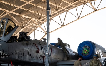 MXG Airmen replace A-10 canopy in record time highlighting training, readiness