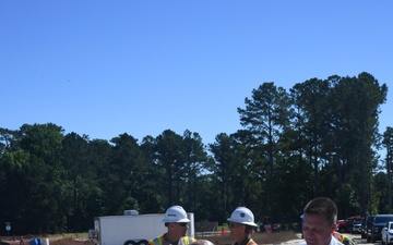 OICC Florence completes construction milestone for new fire station at Camp Lejeune