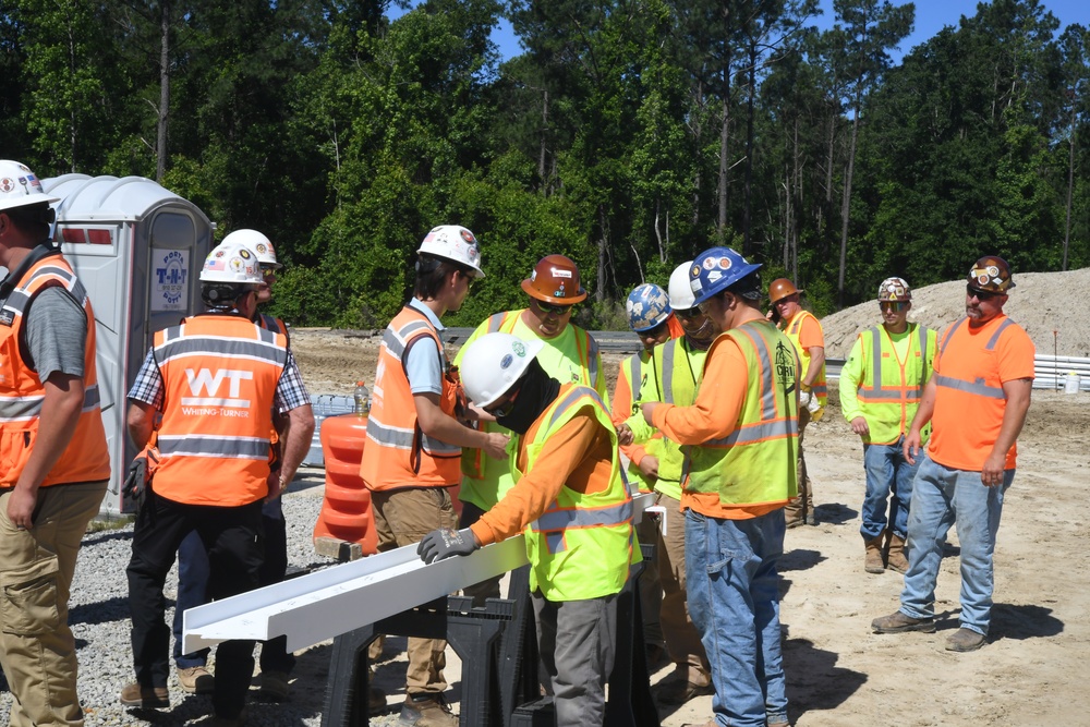 OICC Florence completes construction milestone for new fire station at Camp Lejeune