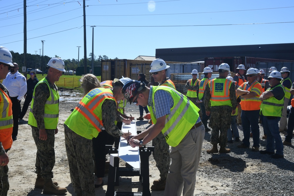 OICC Florence completes construction milestone for new fire station at Camp Lejeune