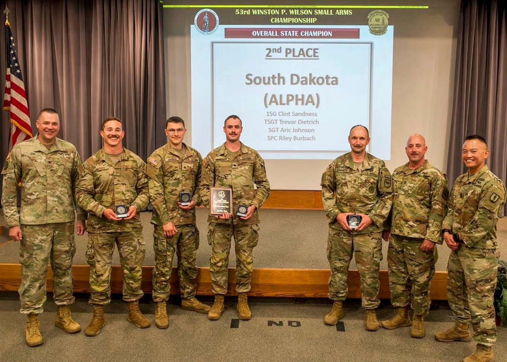 South Dakota Alpha Team among top finishers at 53rd WPW Marksmanship Championship