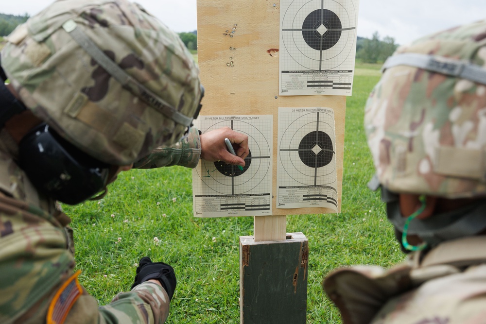 7ATC Soldiers Conduct M4A1 Qualifications