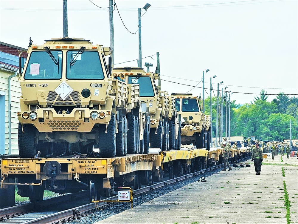 Fort McCoy’s first rail movement of 2024 is largest Wisconsin National Guard rail op in decades