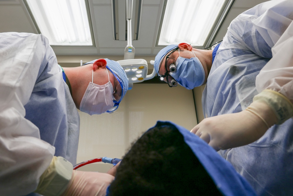 Maj. Vader performs wisdom teeth extraction operation