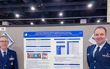 Air Force dentist presents innovative military healthcare research at AMSUS