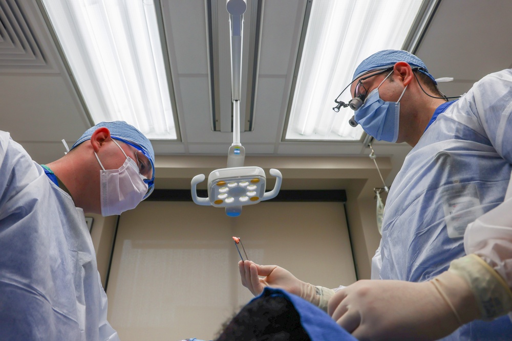 Maj. Vader performs wisdom teeth extraction operation