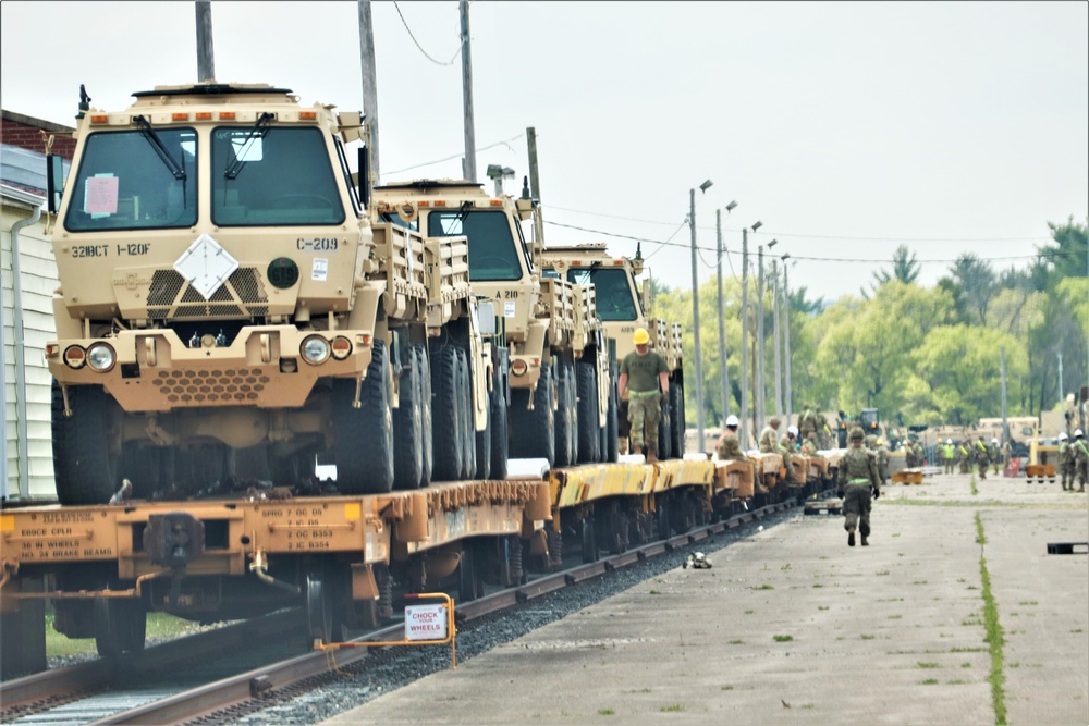 Fort McCoy’s first rail movement of 2024 is largest Wisconsin National Guard rail op in decades