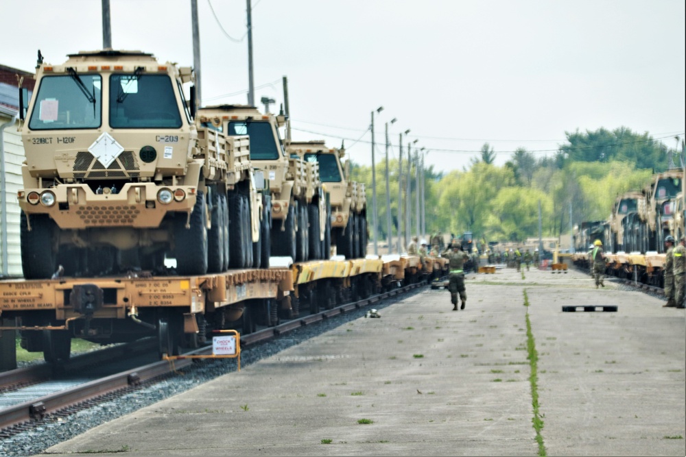 Fort McCoy’s first rail movement of 2024 is largest Wisconsin National Guard rail op in decades