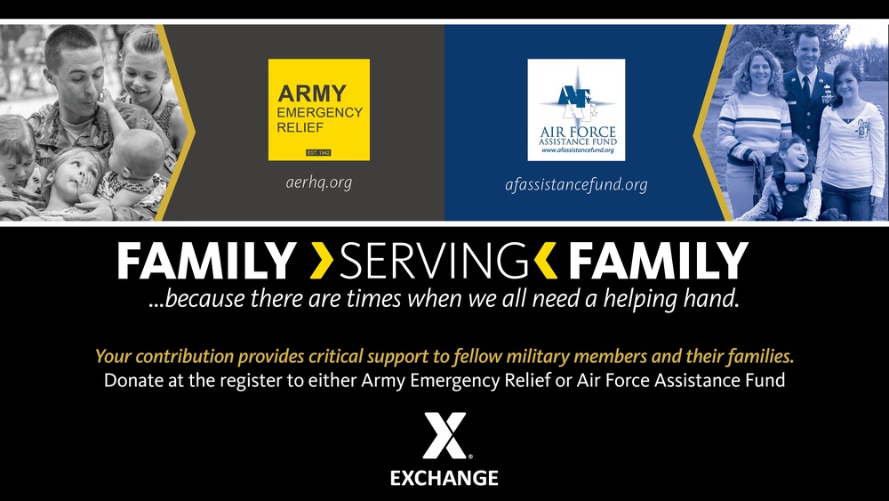 Family Helping Family: Exchange Shoppers Donated $2.5 Million to Military Relief Funds in 2023