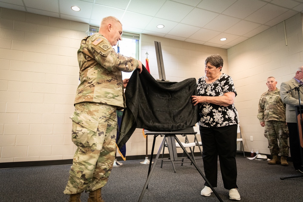 Soldier honored in building naming ceremony