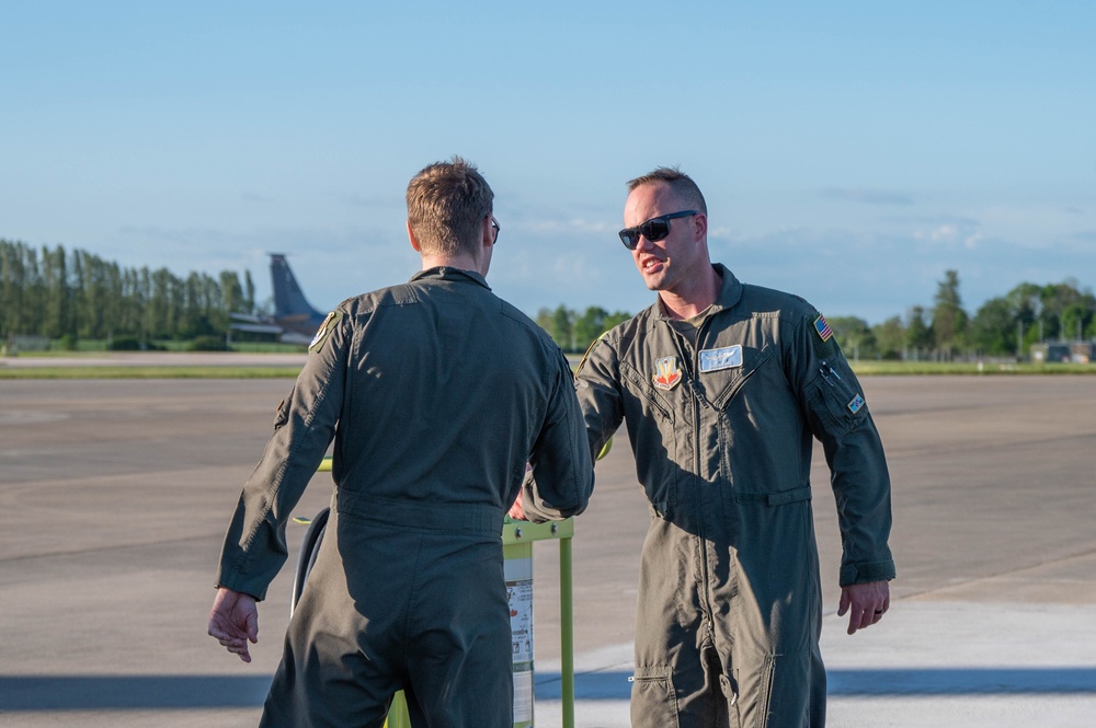 95th Reconnaissance Squadron visits RAF Fairford