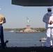 USS Bataan arrives in New York City