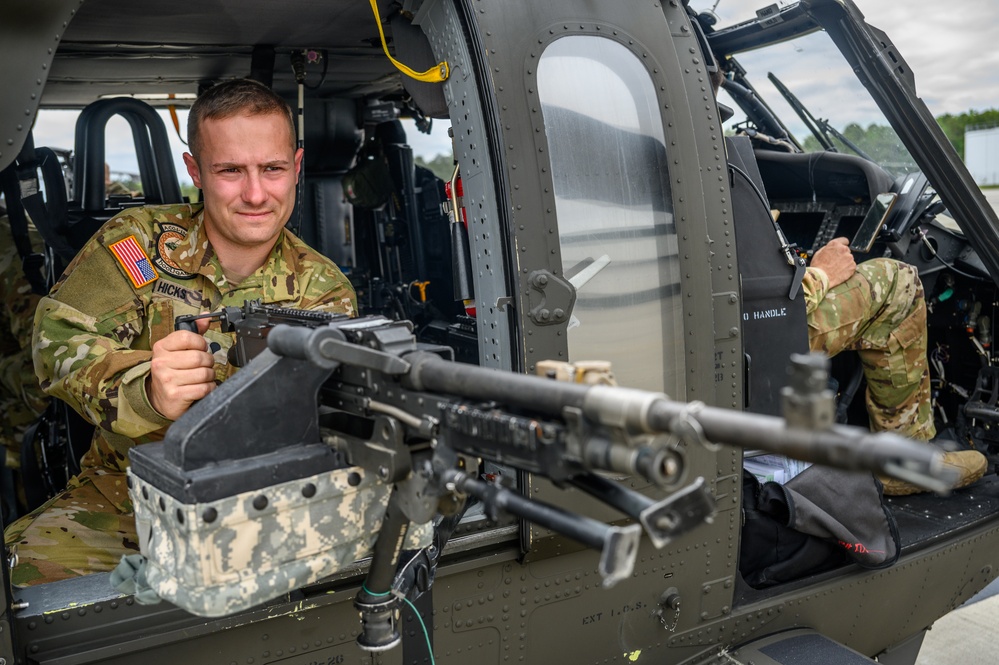 New Jersey Army National Guard aerial gunnery training