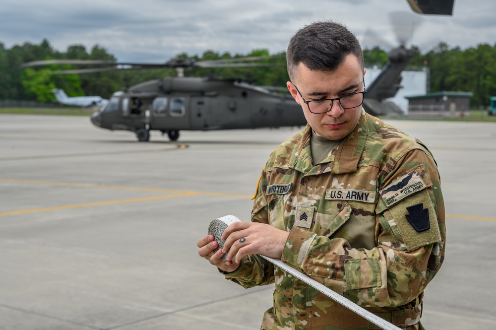 New Jersey Army National Guard aerial gunnery training