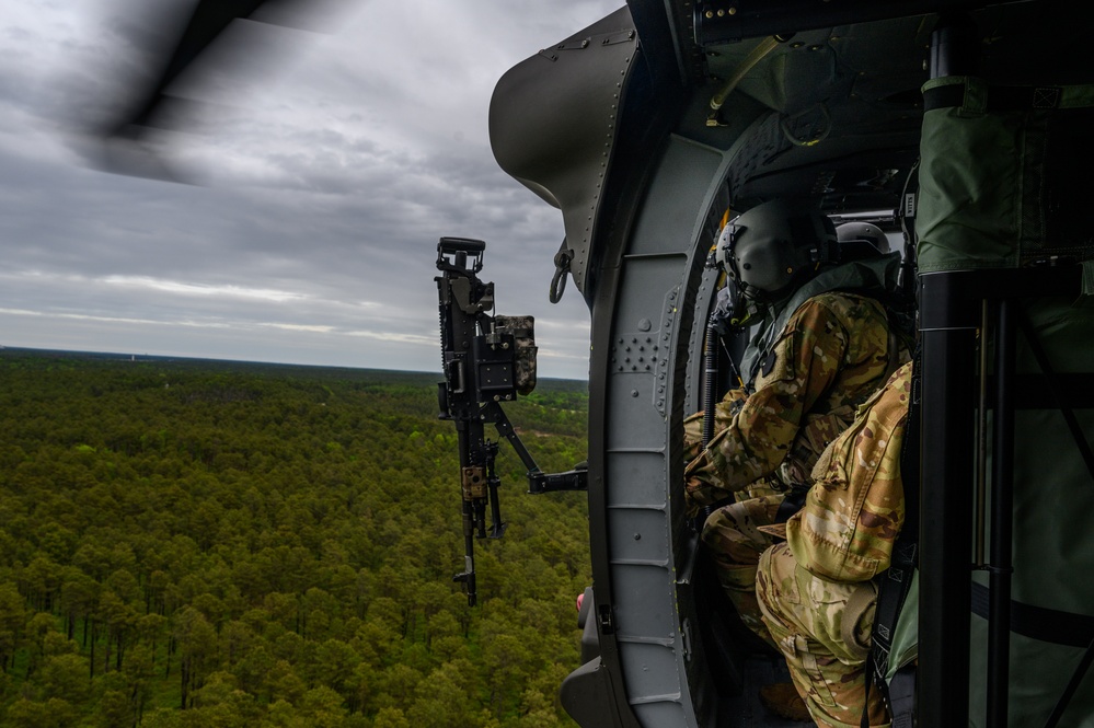 New Jersey Army National Guard aerial gunnery training