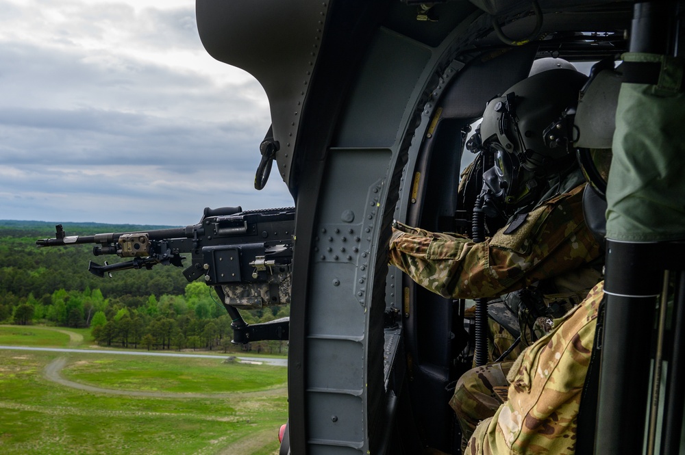 New Jersey Army National Guard aerial gunnery training