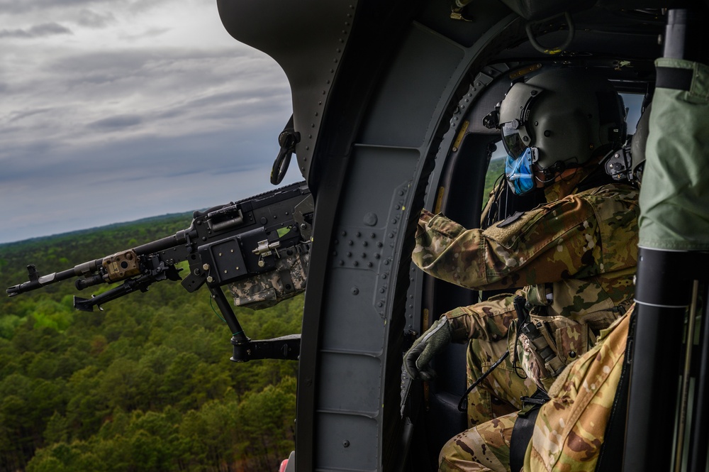 New Jersey Army National Guard aerial gunnery training