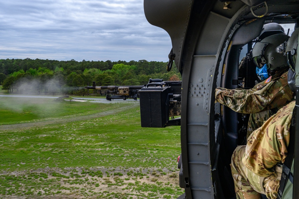 New Jersey Army National Guard aerial gunnery training