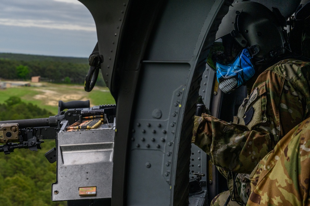 New Jersey Army National Guard aerial gunnery training