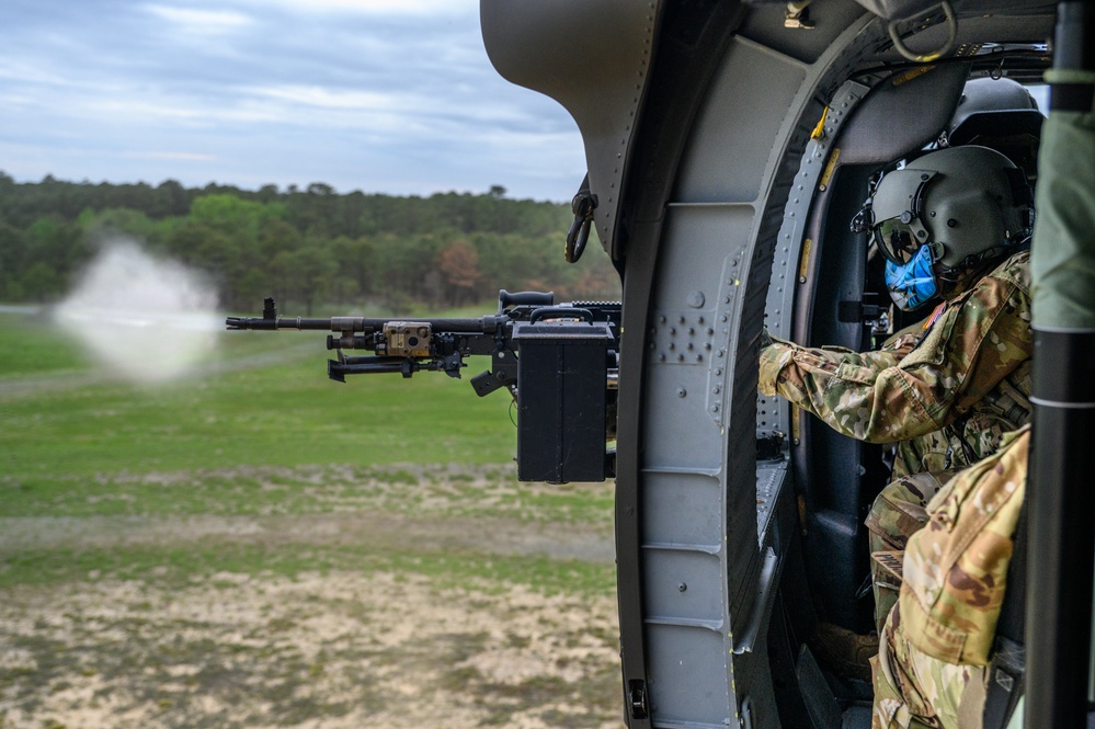 New Jersey Army National Guard aerial gunnery training