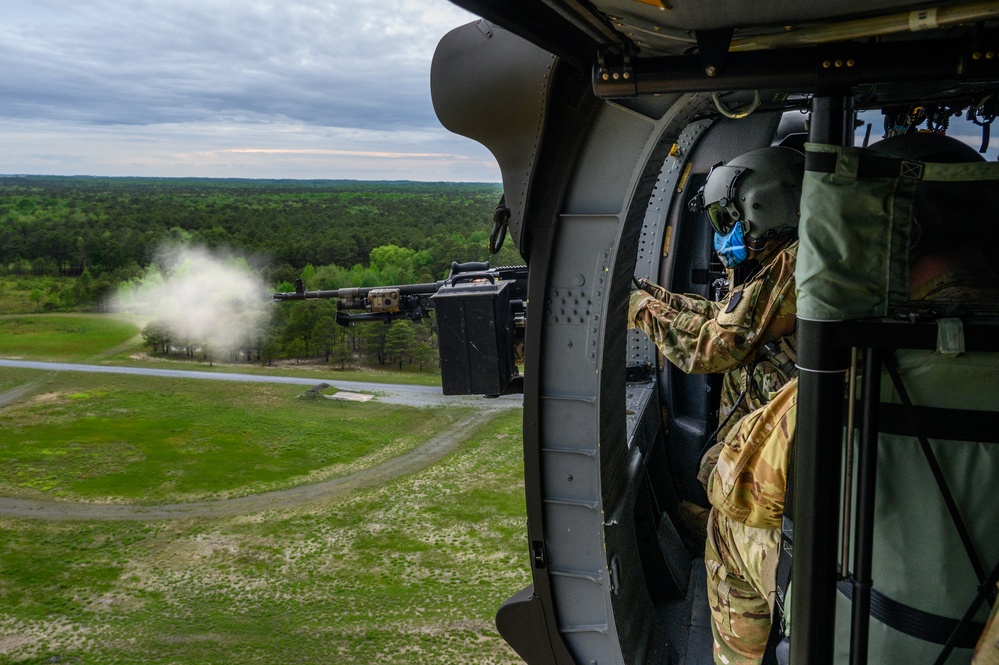 New Jersey Army National Guard aerial gunnery training