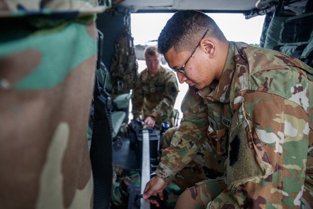 New Jersey Army National Guard aerial gunnery training