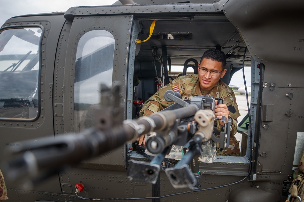 New Jersey Army National Guard aerial gunnery training