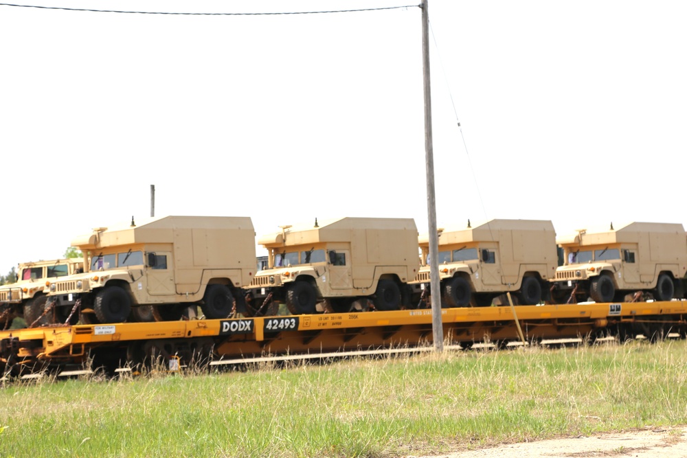 32nd Infantry Brigade Combat Team Soldiers complete ‘largest rail movement with civilian linehaul Wisconsin National Guard has ever done’