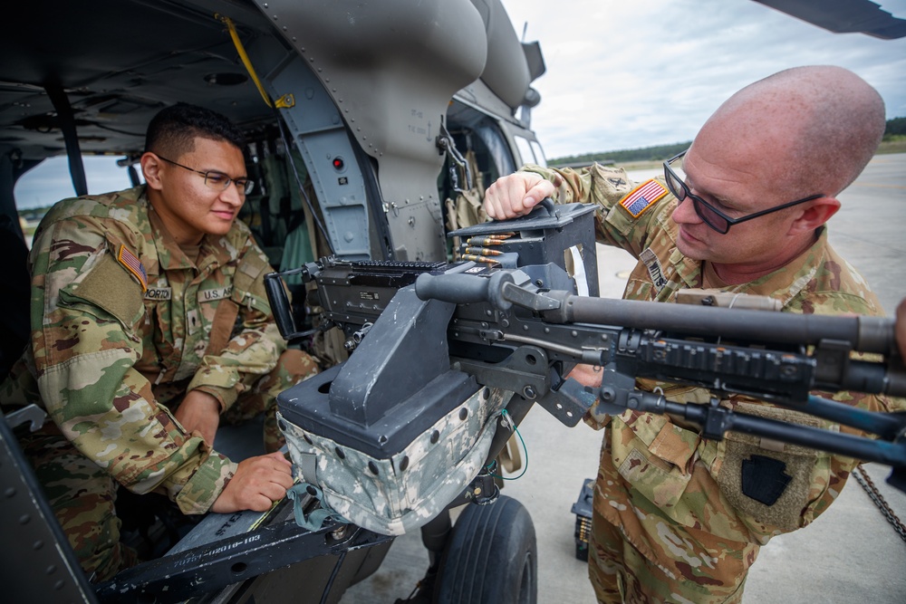 New Jersey Army National Guard aerial gunnery training