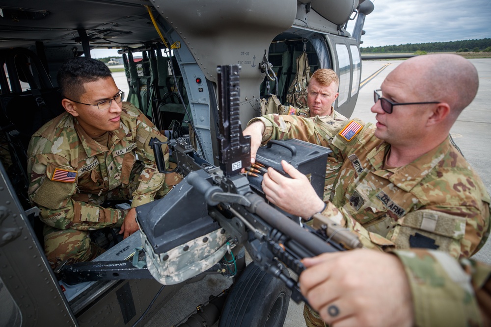 New Jersey Army National Guard aerial gunnery training