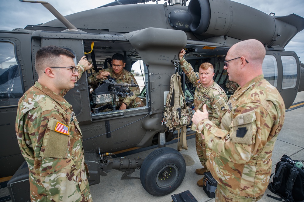 New Jersey Army National Guard aerial gunnery training