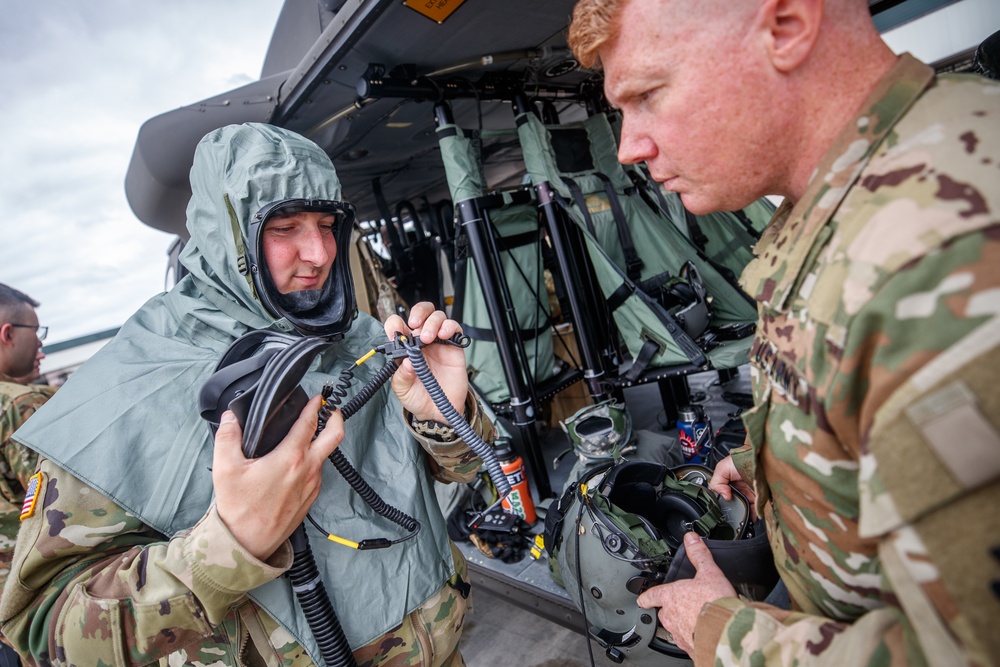 New Jersey Army National Guard aerial gunnery training