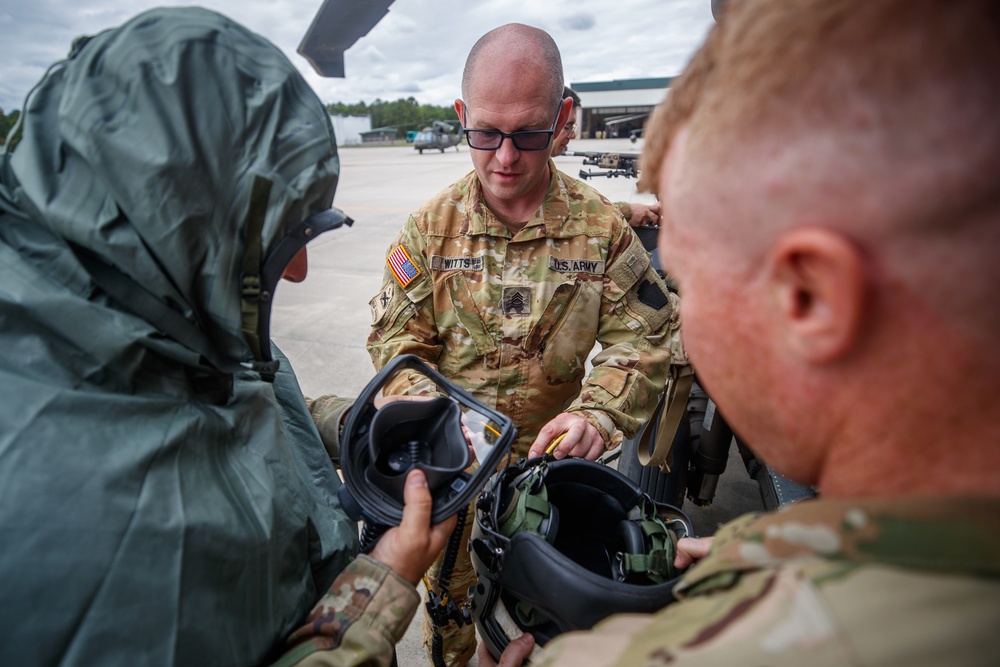 New Jersey Army National Guard aerial gunnery training