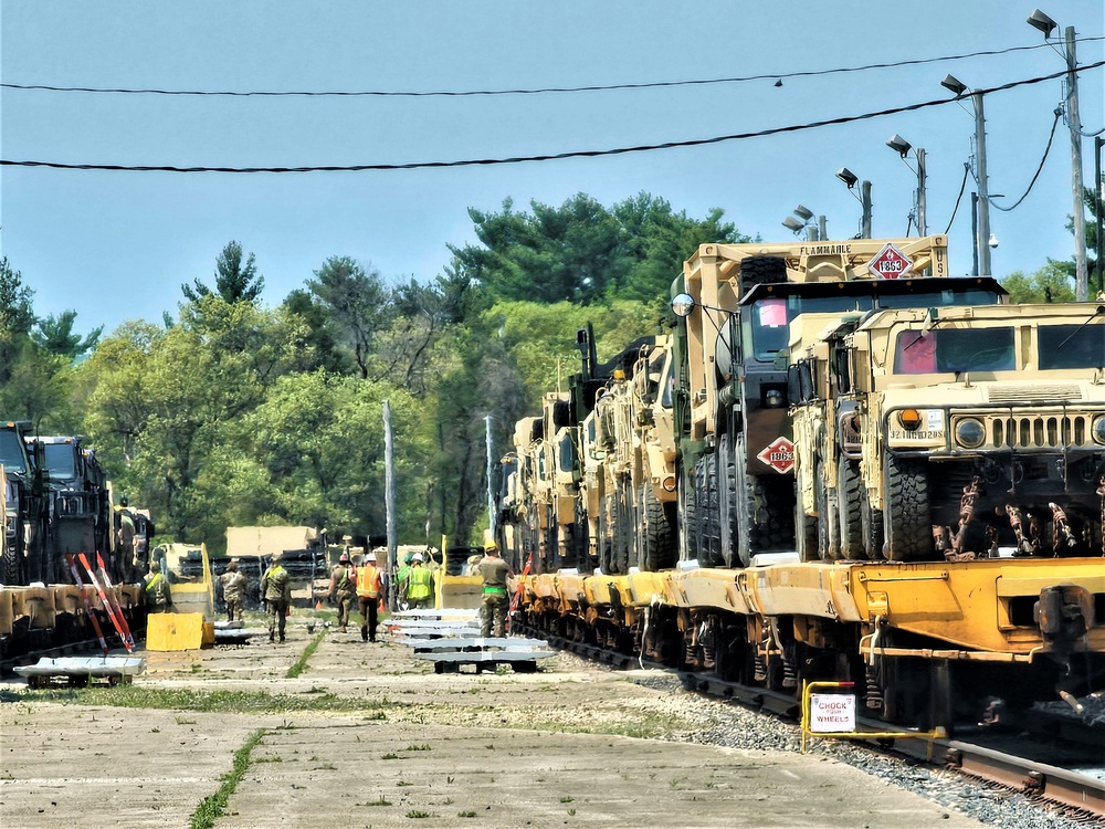 32nd Infantry Brigade Combat Team Soldiers complete ‘largest rail movement with civilian linehaul Wisconsin National Guard has ever done’