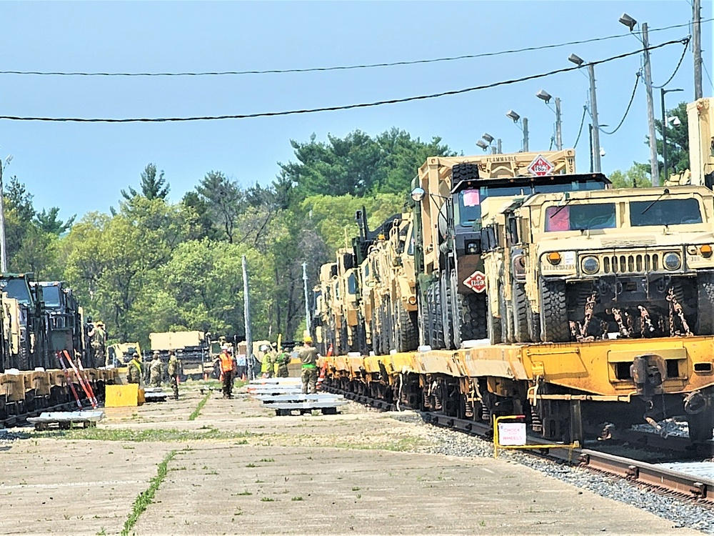 32nd Infantry Brigade Combat Team Soldiers complete ‘largest rail movement with civilian linehaul Wisconsin National Guard has ever done’