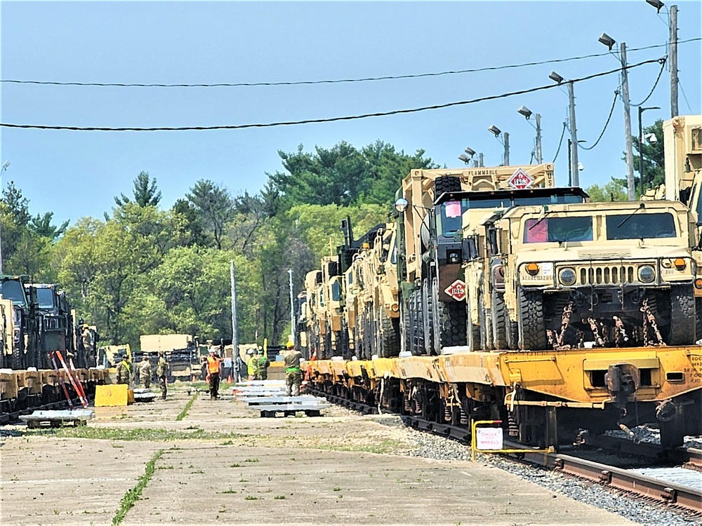 32nd Infantry Brigade Combat Team Soldiers complete ‘largest rail movement with civilian linehaul Wisconsin National Guard has ever done’