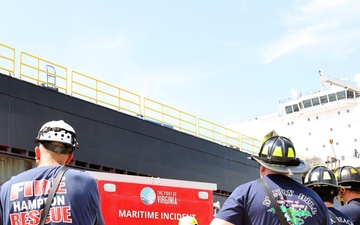 Port of Virginia MIRT Conducts Training aboard USNS Montford Point