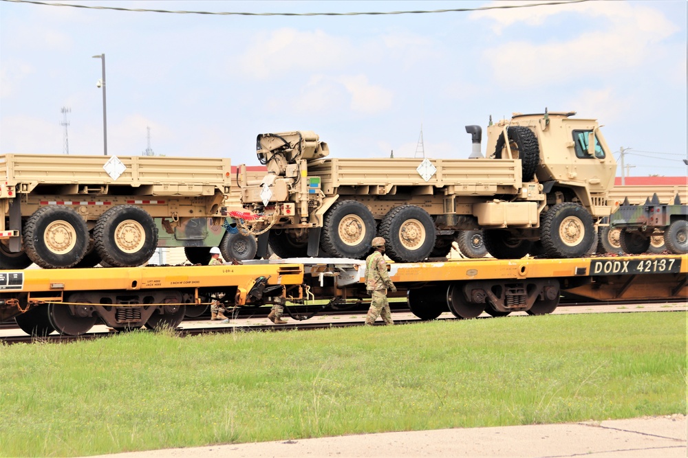 32nd Infantry Brigade Combat Team Soldiers complete ‘largest rail movement with civilian linehaul Wisconsin National Guard has ever done’