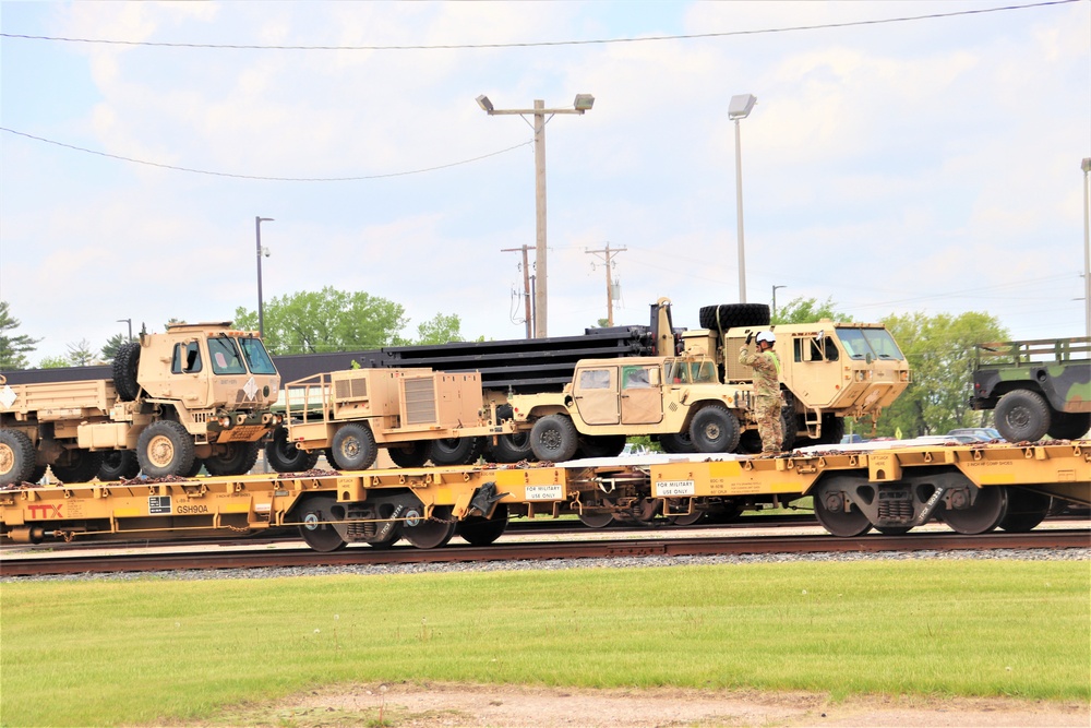 32nd Infantry Brigade Combat Team Soldiers complete ‘largest rail movement with civilian linehaul Wisconsin National Guard has ever done’