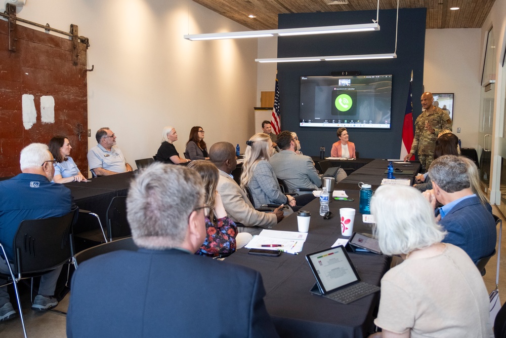 AFRC Brigadier General McElroy speaks at Macon Chamber of Commerce