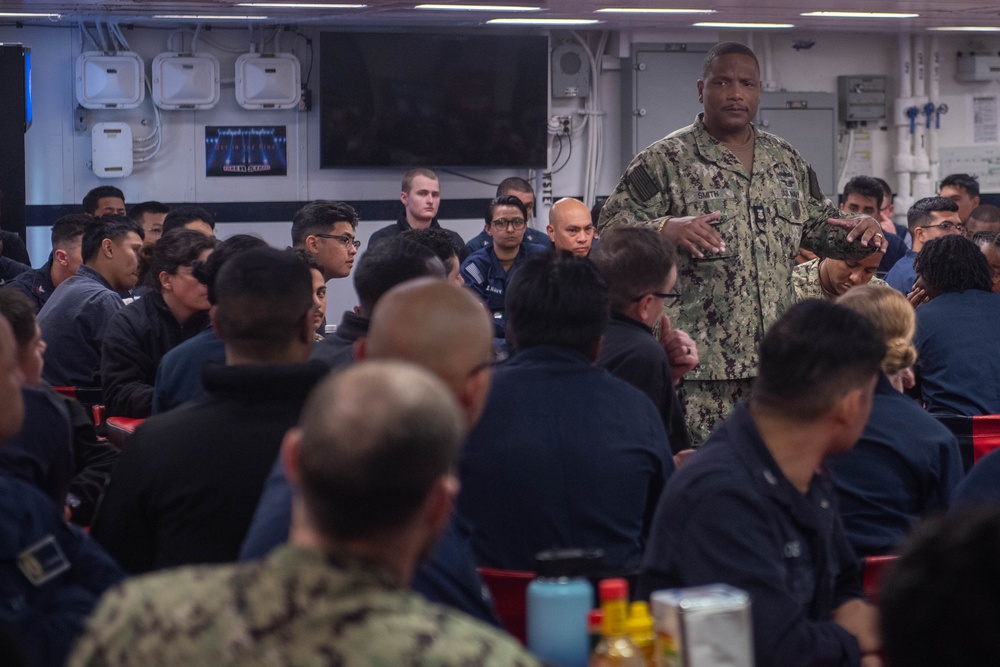 SURFPAC Master Chiefs Visit Boxer