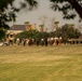 Army North Command Team and the Texas Cavaliers take a ride through Fort Sam Houston on horseback