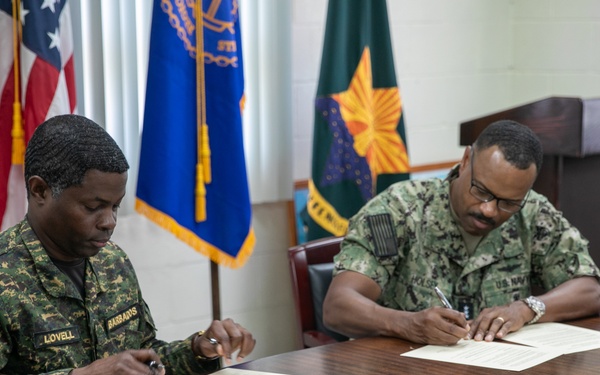 U.S. and Barbados military leaders sign Human Rights Initiative