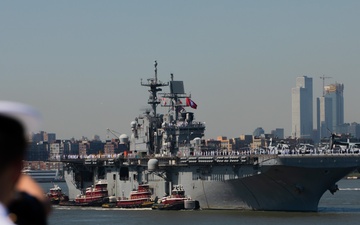 USS Bataan arrives in New York, Fleet Week New York 2024 begins