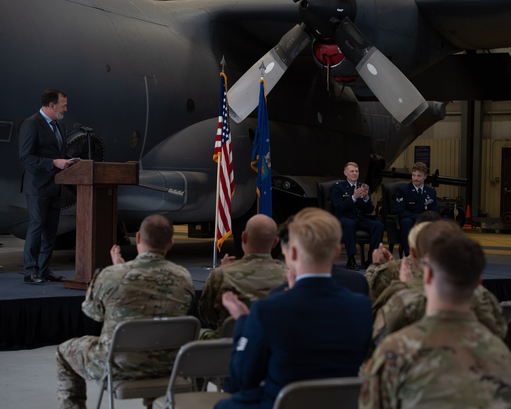 SrA Ryan Williams Purple Heart Ceremony