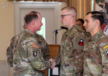 First Army Division West Best Observer Coach/Trainer Competition Award Ceremony
