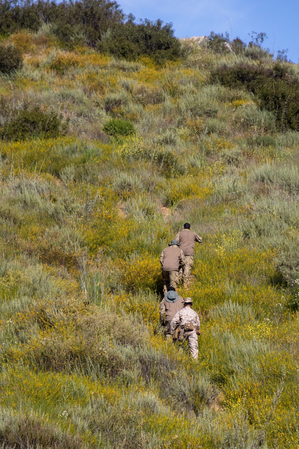 U.S. Marines, UAE Presidential Guard practice land navigation