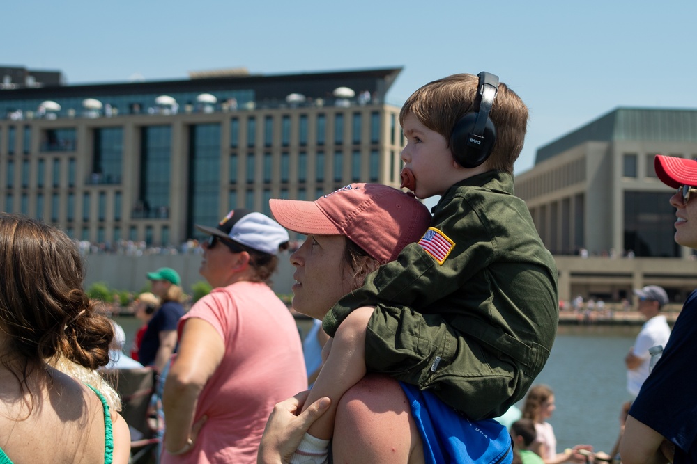 Blue Angels visit Naval Academy