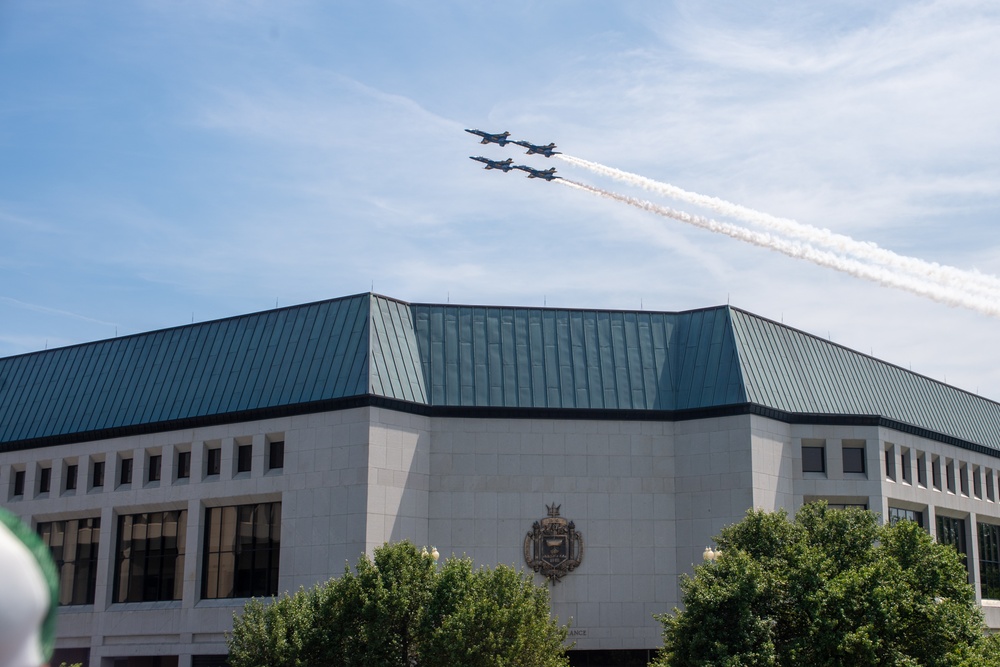 Blue Angels visit Naval Academy