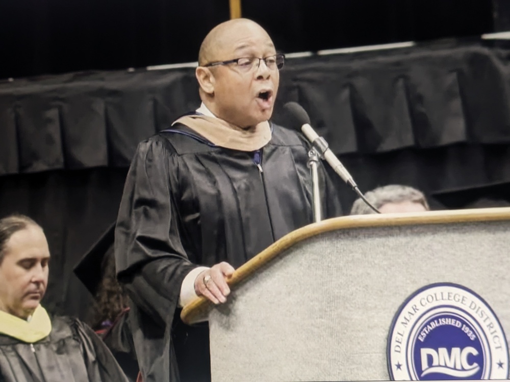 CCAD Deputy, Chief Operations Officer delivers keynote address at Del Mar College commencement